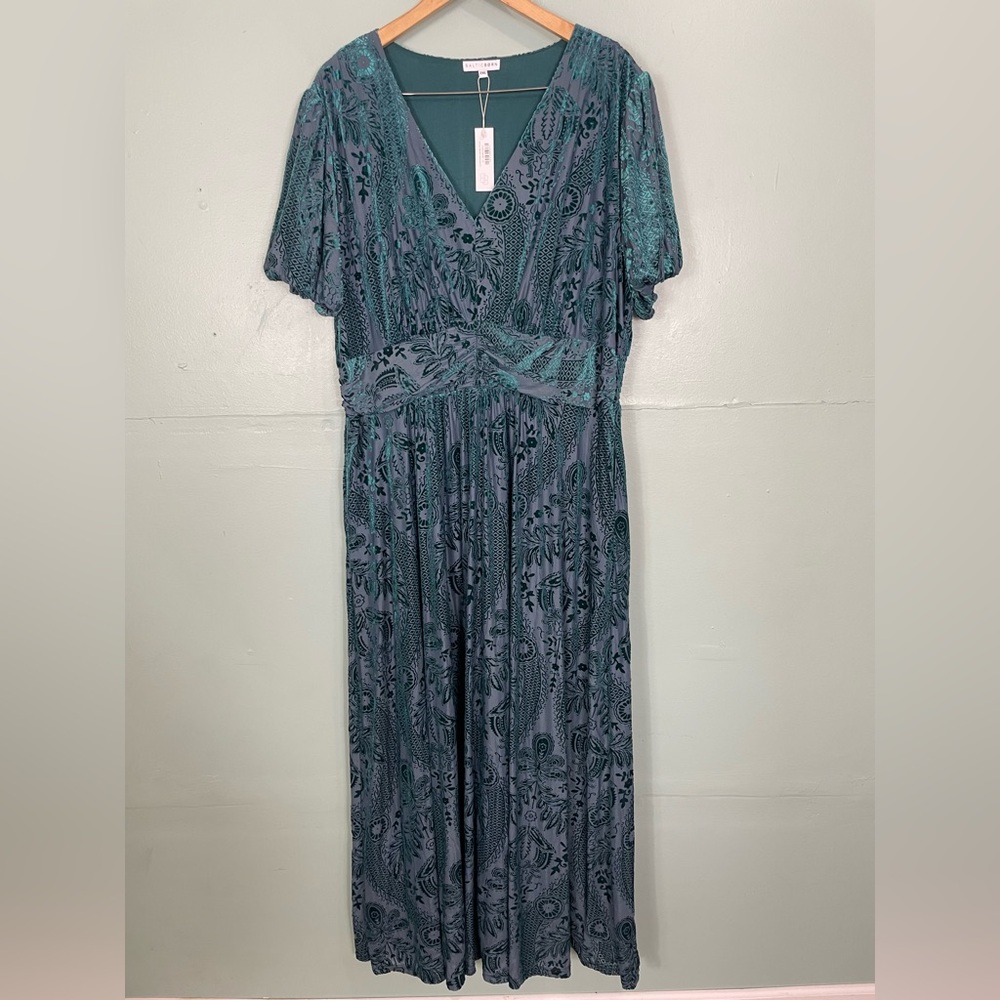 Baltic Born Dark Green Maxi Dress - Picture 2 of 9